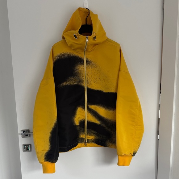 Alexander McQueen spray paint jacket